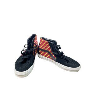 Vans Harry Potter Gryffindor Black Suede Skater Sneakers Size 10 SKU 8731